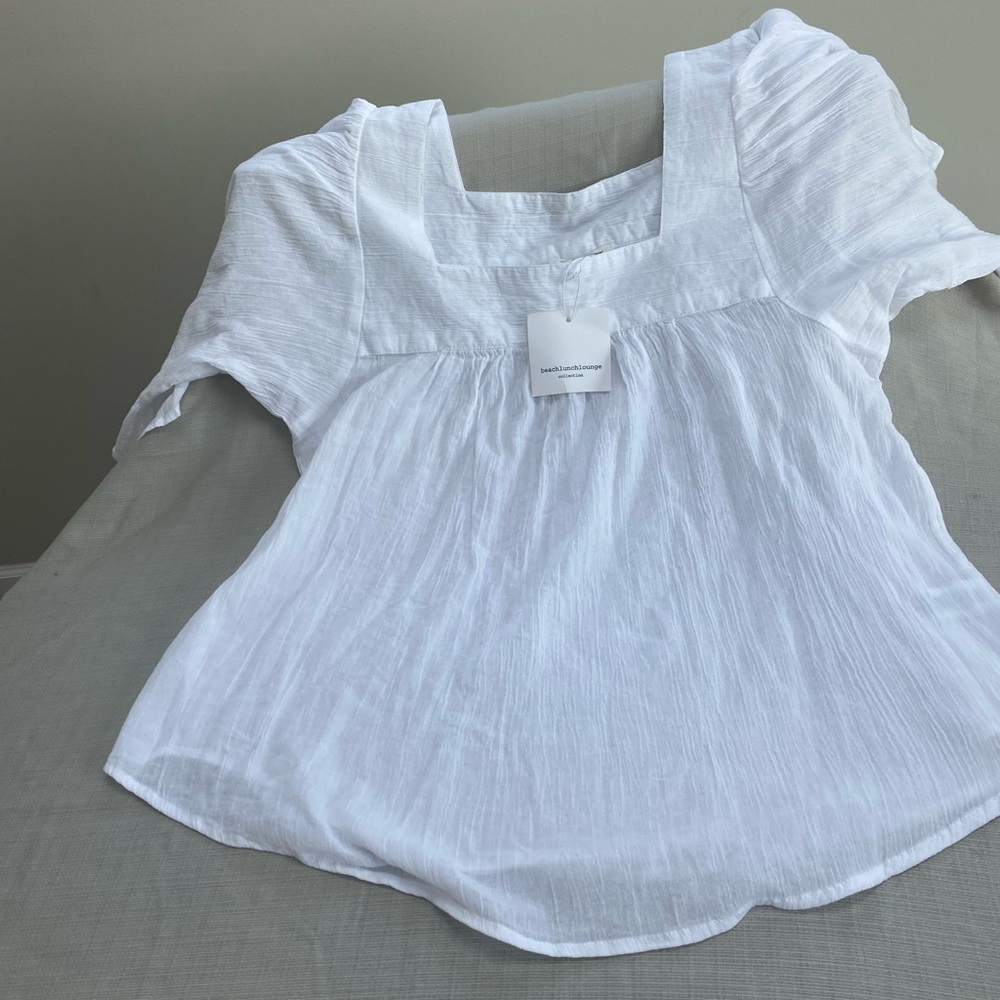 New Womens White top